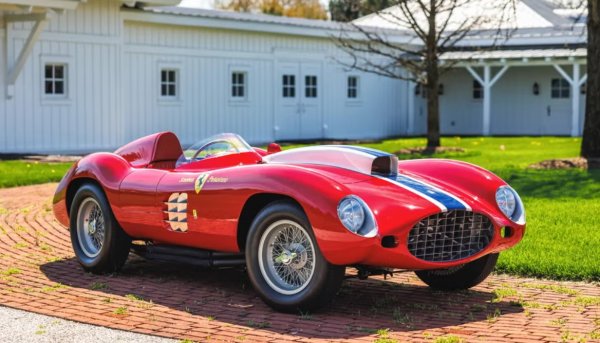 Оценка: $15 милиона +

Оборудван с най-големия двигател на Ferrari по време на неговото конструиране - 5.0-литров V-12, бяха произведени само четири екземпляра от 410 S, предназначени да се състезават в Carrera Panamericana в Мексико. Никой не го направи, тъй като състезанието беше отменено. Този автомобил стигна до Калифорния чрез роден в Италия любител на надпреварите, където по-късно беше управляван от Карол Шелби до победа в  Палм Спрингс през 1956 г. Тази кола в крайна сметка щеше да си проправи път до Мексико -  първо когато собственикът й избяга от САЩ заради данъчни проблеми. По-късно премина в ръцете на живеещ в Мексико Сити собственик, който се състезава с него в средата на 60-те години. Отлично реставрирана, колата беше показана на Pebble Beach Concours през 2018 г. и е готова да се състезава отново в ретро събития.